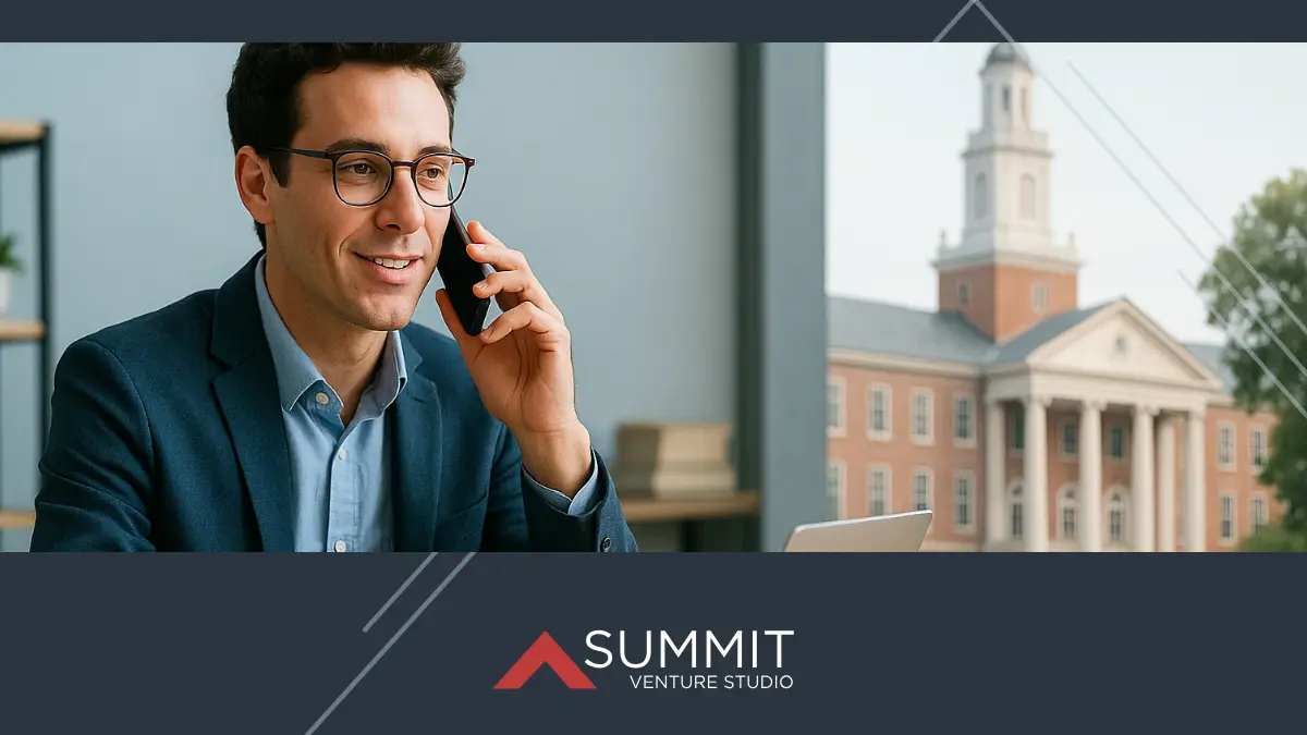 Entrepreneur calling a university tech transfer office